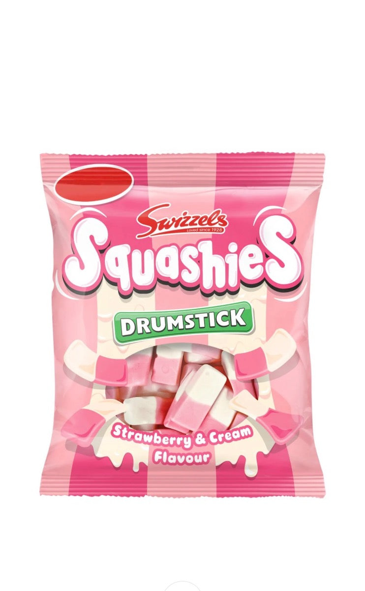 Swizzels Squashies Drumstick Strawberry & Cream