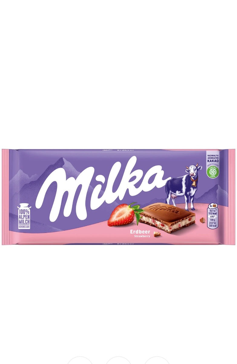Milka Strawberry Chocolate Bar (Germany)