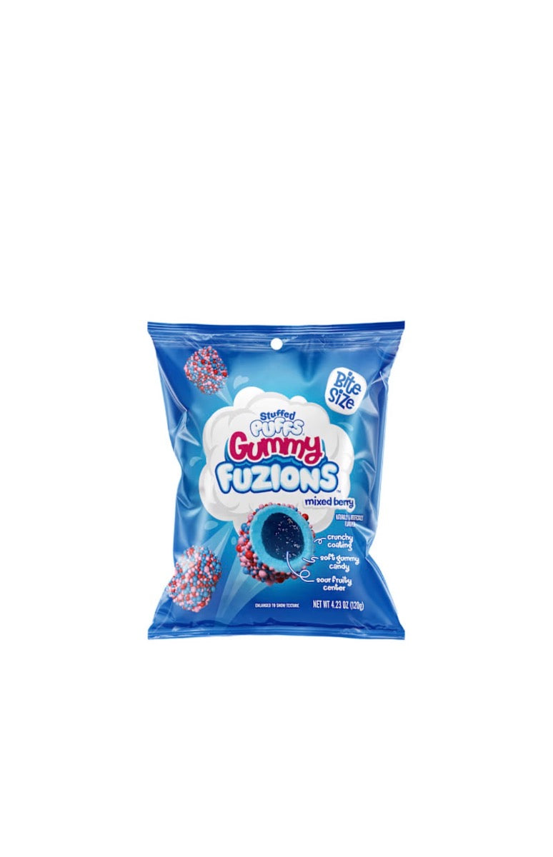 Stuffed Puffs Fuzions Gummy Mixed Berry 120g