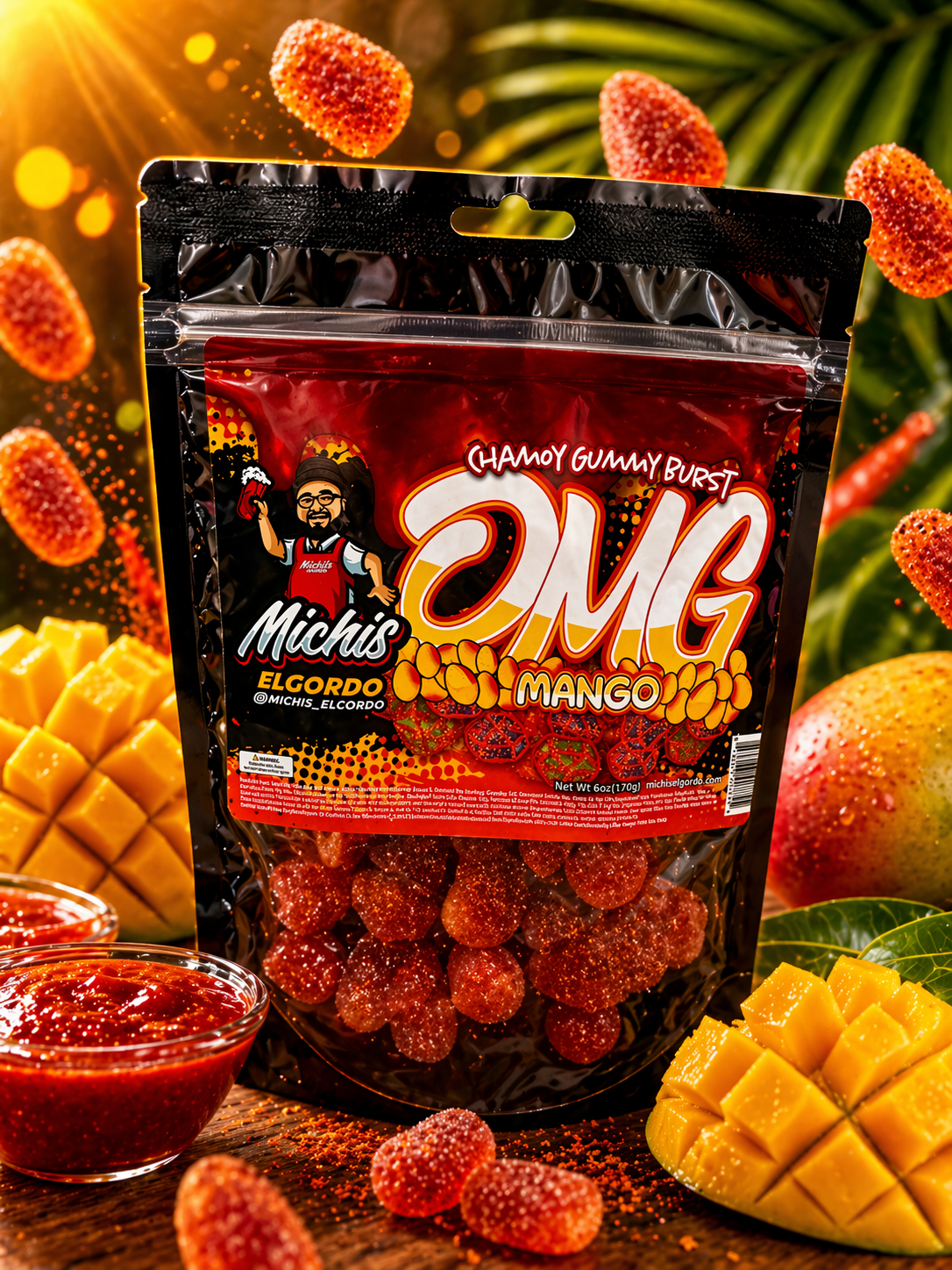 OMG Chamoy Gummy Burst – Mango