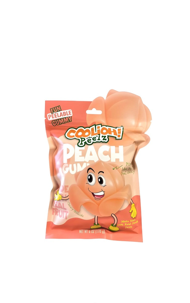 Coolioh Peelz Peach Peelable Gummy 170g (China)