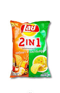 Lay's 2 in 1 Chips (Grilled Shrimp & Seafood Dip Flavor)